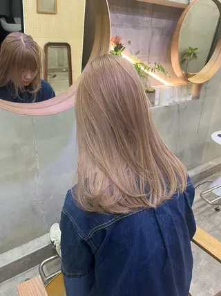 セミロング カラー SALT WATER所属・🤎𝐌𝐚𝐨⌇ お悩み解決美容師🤎のヘアスタイル