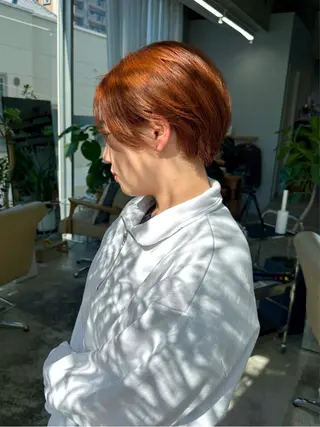 ショート カラー U-fuショート 伊藤拓海のヘアスタイル