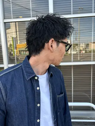 ショート カラー パーマ ヘアアレンジ ❣️倉敷❣️美髪 カラー能登一成のヘアスタイル