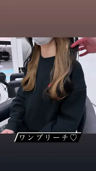セミロング カラー 韓国スタイル🇰🇷 トレンドレイヤー🪡のヘアスタイル