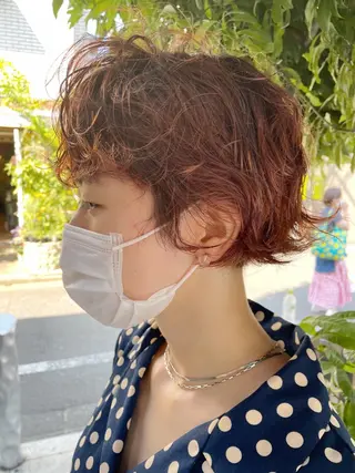ショート パーマ 🌈前田 潤 /ショート/レイヤーのヘアスタイル