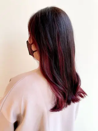 セミロング カラー 🦖鶴岡 香純🦖のヘアスタイル