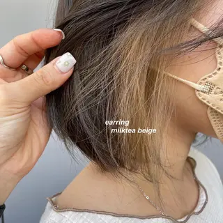 ロング カラー レイヤーカット 韓国ヘアayameのヘアスタイル