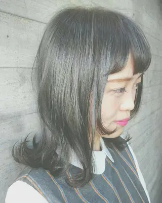 ミディアム カラー EARTH検見川浜 鈴木学のヘアスタイル