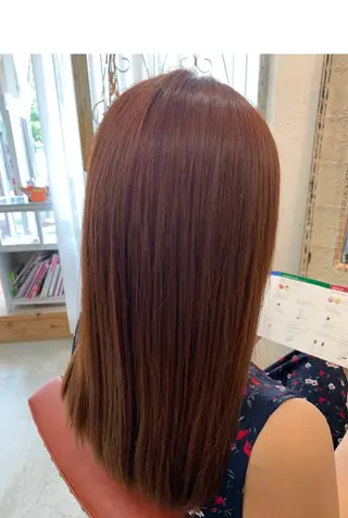 セミロング カラー fio マナミのヘアスタイル