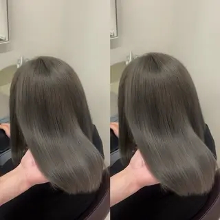 ショート カラー パーマ キッズ 盛れる艶カラー× レイヤーカット/咲来のヘアスタイル