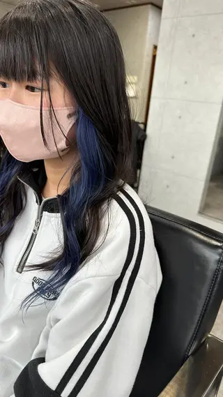セミロング REVE美容室 REVEマツエクのヘアスタイル