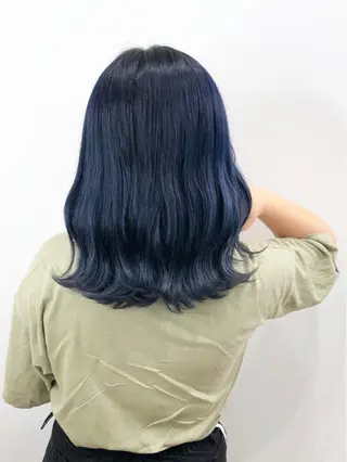 ミディアム カラー 🌙HIZUKI🌙 ハイトーン 艶髪のヘアスタイル