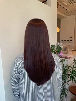 ロング カラー ヘアアレンジ Perfume by afloat 高橋樹のヘアスタイル
