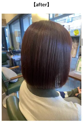 ショート カラー 髪質改善/縮毛矯正 専門　代官山/恵比寿のヘアスタイル