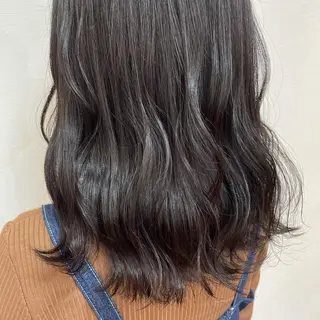 ミディアム カラー ヘアアレンジ 【STORY】 🧁misaki🧁のヘアスタイル