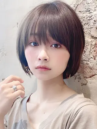 ショート 新宿　ショート・ボブ カットモデル募集のヘアスタイル