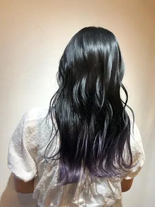 セミロング カラー ベイリコルド　アトリ 店長　宮城一真のヘアスタイル