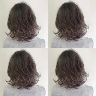 ミディアム カラー 心斎橋韓国ボブ 好原良真のヘアスタイル