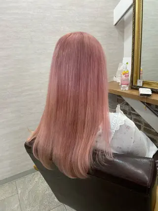 カラー 久屋４番徒歩2分/ ブリーチ・縮毛・谷崎のヘアスタイル