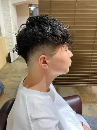 ショート 🌞メンズパーマ ONOE💈のヘアスタイル