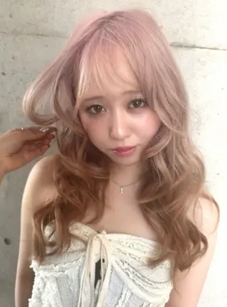 ロング カラー レイヤーカット 大名　sakiのヘアスタイル