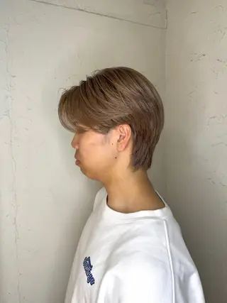 カラー メンズ 韓国ヘア🫧艶カラー 🫧髪質改善/オオヤのヘアスタイル