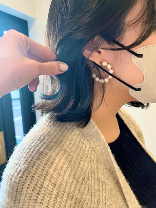 ミディアム 加藤 明香里のヘアスタイル