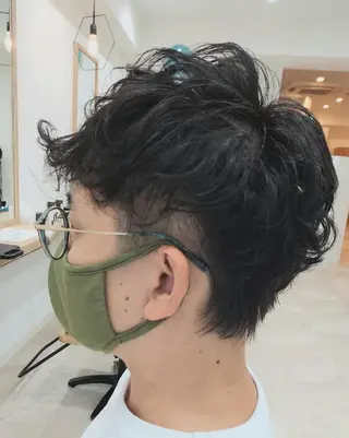 ショート パーマ 大橋 弘一のヘアスタイル