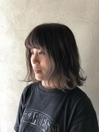 ミディアム カラー 🌷nanase🌷 gally hairのヘアスタイル