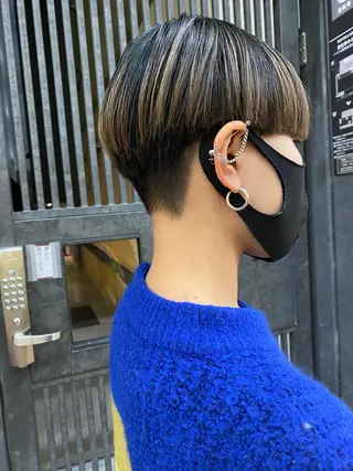 ショート ウルフカット/吉村 桃子のヘアスタイル