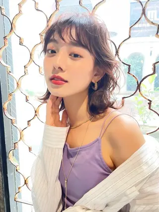 ミディアム カラー パーマ ヘアアレンジ メンズ キッズ ネイル マツエク・マツパ 韓国ヘア🫧 KAZUTOのヘアスタイル
