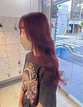 ロング カラー 池袋/透明感カラー 🎀Yuri🎀のヘアスタイル