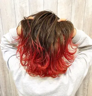 セミロング カラー 中澤 昌美のヘアスタイル