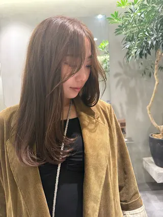 ロング 神戸/karina /レイヤー/透明感のヘアスタイル