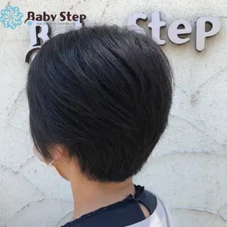 ショート カラー Baby Step ウエノのヘアスタイル