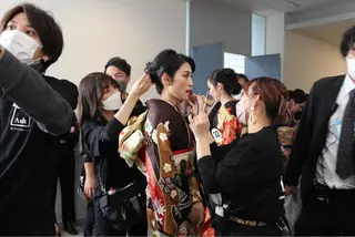 ミディアム ヘアアレンジ ミドウチ アヤカのヘアスタイル