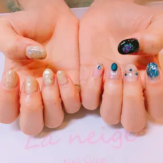 ネイル La neige* yuki 🐩🌙のネイルデザイン