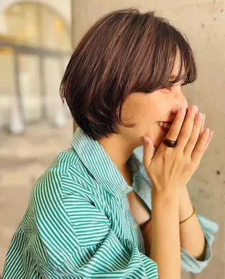 ショート 光石 季世のヘアスタイル
