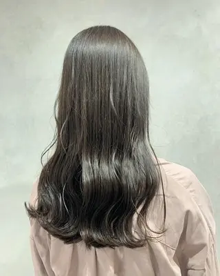 ロング lena🎀 透明感カラー/韓国風のヘアスタイル