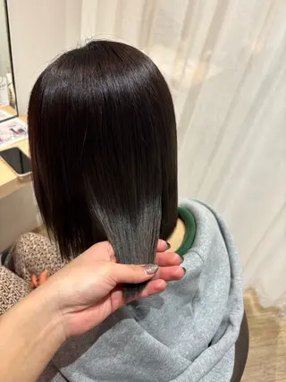 セミロング カラー 透明感カラー/ナナミ ✨のヘアスタイル