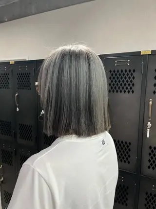 カラー ルシ🎨/ハイトーン デザイン/髪質改善のヘアスタイル