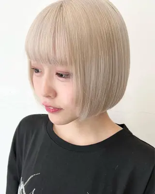 ミディアム カラー HARU//原宿🤍 リピート率NO.1のヘアスタイル