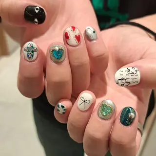 ネイル Nail mood デザイン持ち込みokのネイルデザイン