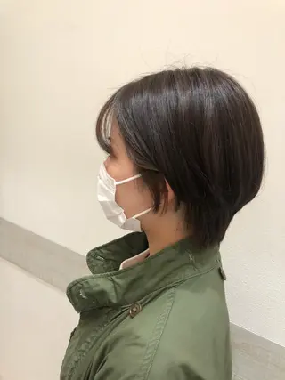 ショート メンズパーマ、カラー 大募集村上莉奈のヘアスタイル