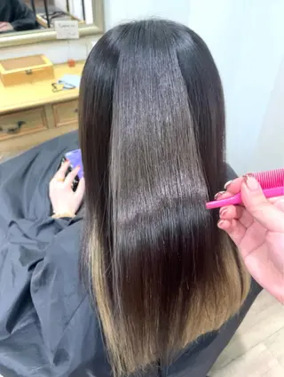 ロング 池澤 京華のヘアスタイル