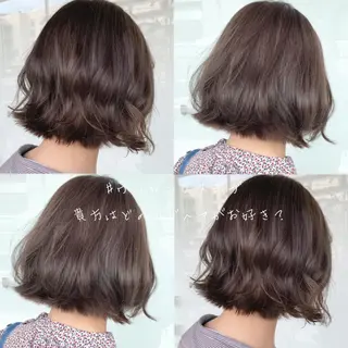 ミディアム 🫧艶髪カラー🫧 森本くるみのヘアスタイル