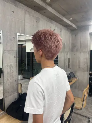 カラー メンズ ユラ🪐 /ブリーチのヘアスタイル