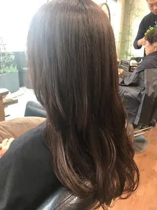 ロング カラー アザマ　ヤスカツ _rosso 川口のヘアスタイル