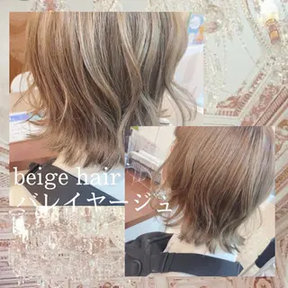 ミディアム カラー ヘアアレンジ 🎀トップスタイリ スト湯川響🎀のヘアスタイル
