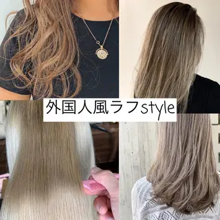 ロング カラー 【店長】外国人風 メンズヘア尾上雄輝のヘアスタイル