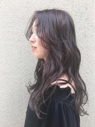 セミロング ロング カラー hairsalon Athle所属・Teramura Kaoriのヘアスタイル