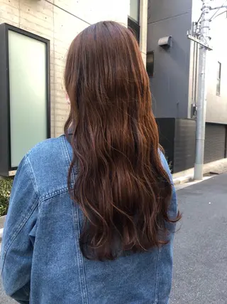 ロング カラー ✨色持ちの良い艶 カラー✨蟹江真世のヘアスタイル