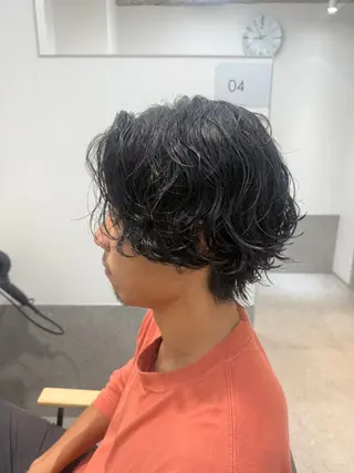 パーマ メンズ 川﨑 未稀のヘアスタイル