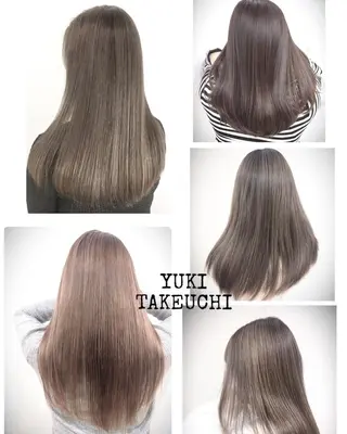 ミディアム カラー 武内 由貴のヘアスタイル